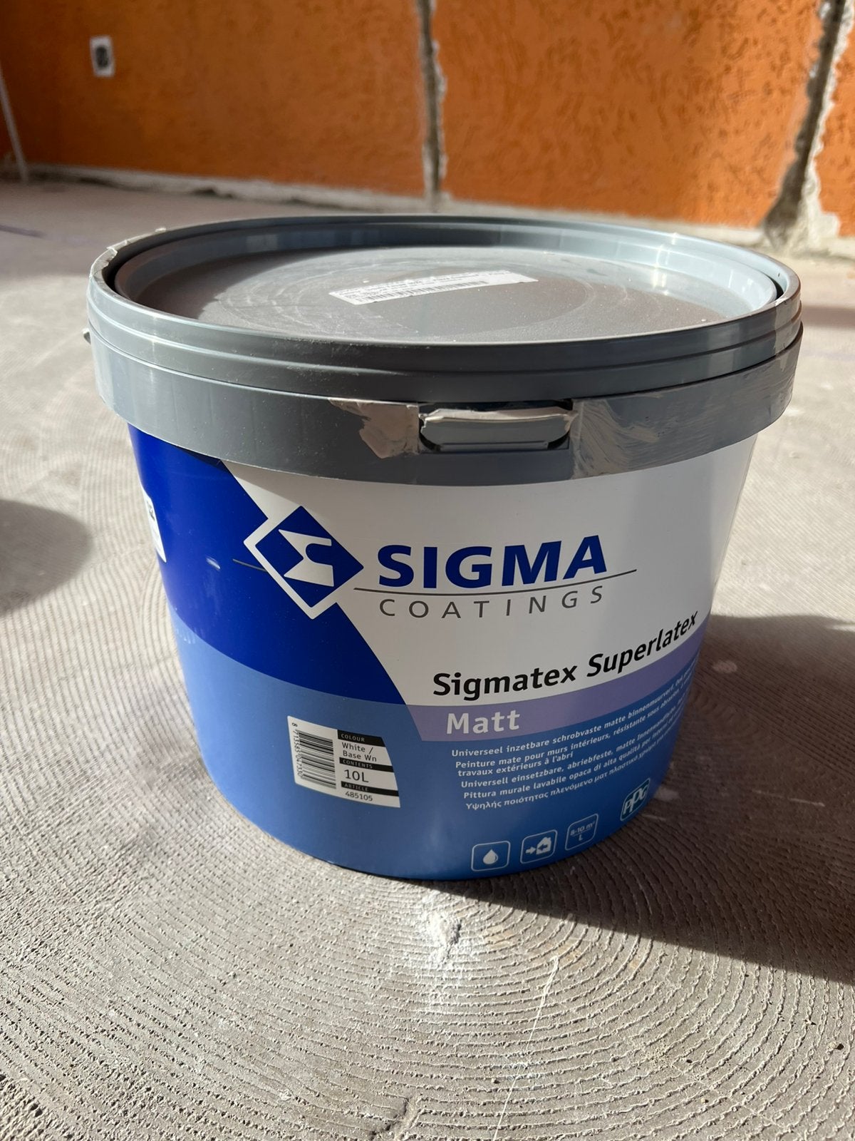Sigma urban taupe van flexa, ongeveer 5L, Ophalen, Gebruikt, Overige kleuren, Verf