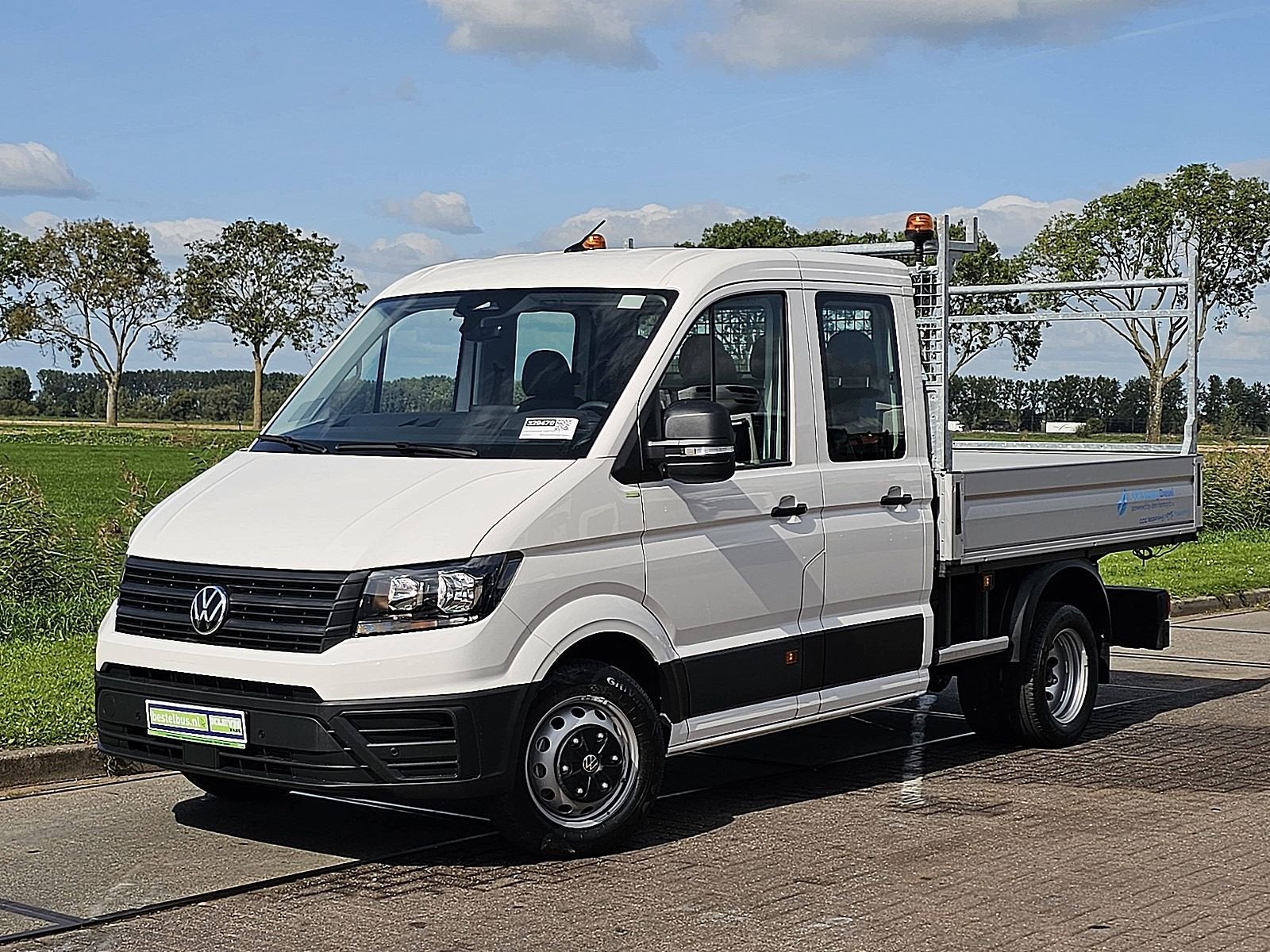 VOLKSWAGEN CRAFTER 2.0 n1 dubbele cabine, Auto's, Gebruikt, Euro 6, Volkswagen, Leder