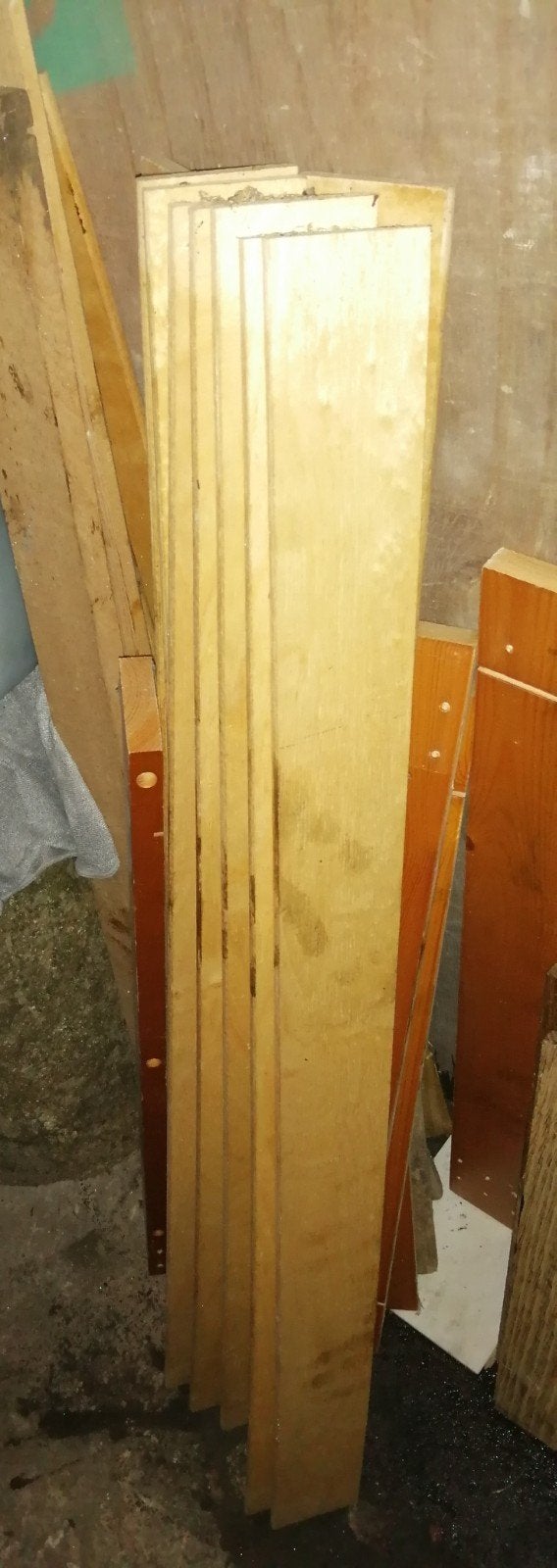 Rest houten lattjes/ planken (lattenbodem), Ophalen, Gebruikt, Minder dan 25 mm, Plank