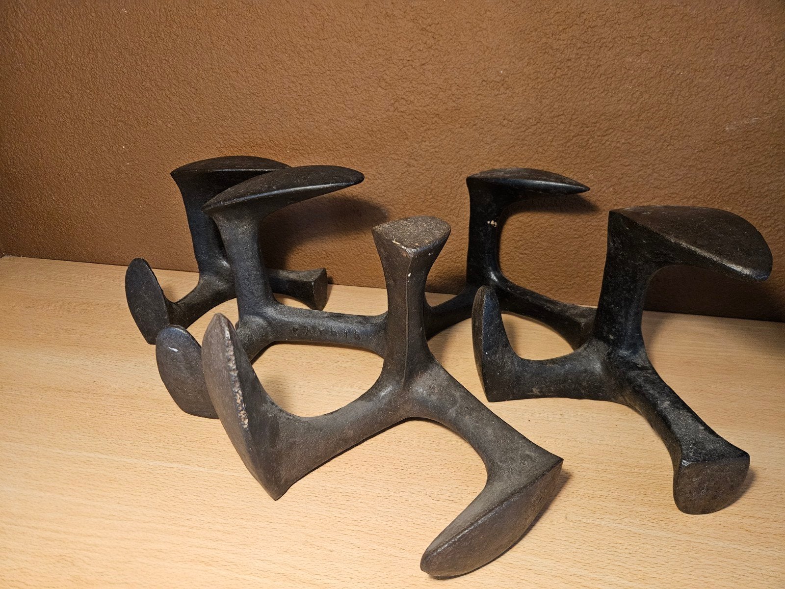 Set van 5 antieke schoenmakersleesten 1xPatria, Antiek en Kunst, Ophalen of Verzenden