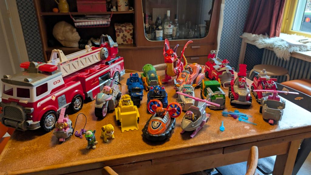 Grote Paw Patrol speelgoedcollectie, Ophalen of Verzenden, Gebruikt