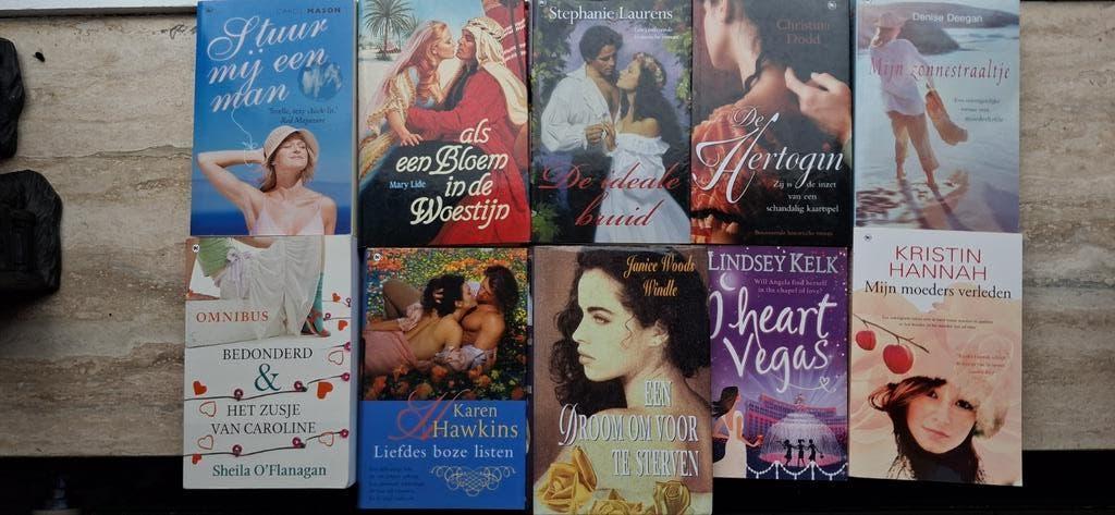Romantische boekenpakket - Diverse auteurs hele stapel 20.-, Boeken, Ophalen of Verzenden, Zo goed als nieuw, Diverse auteurs