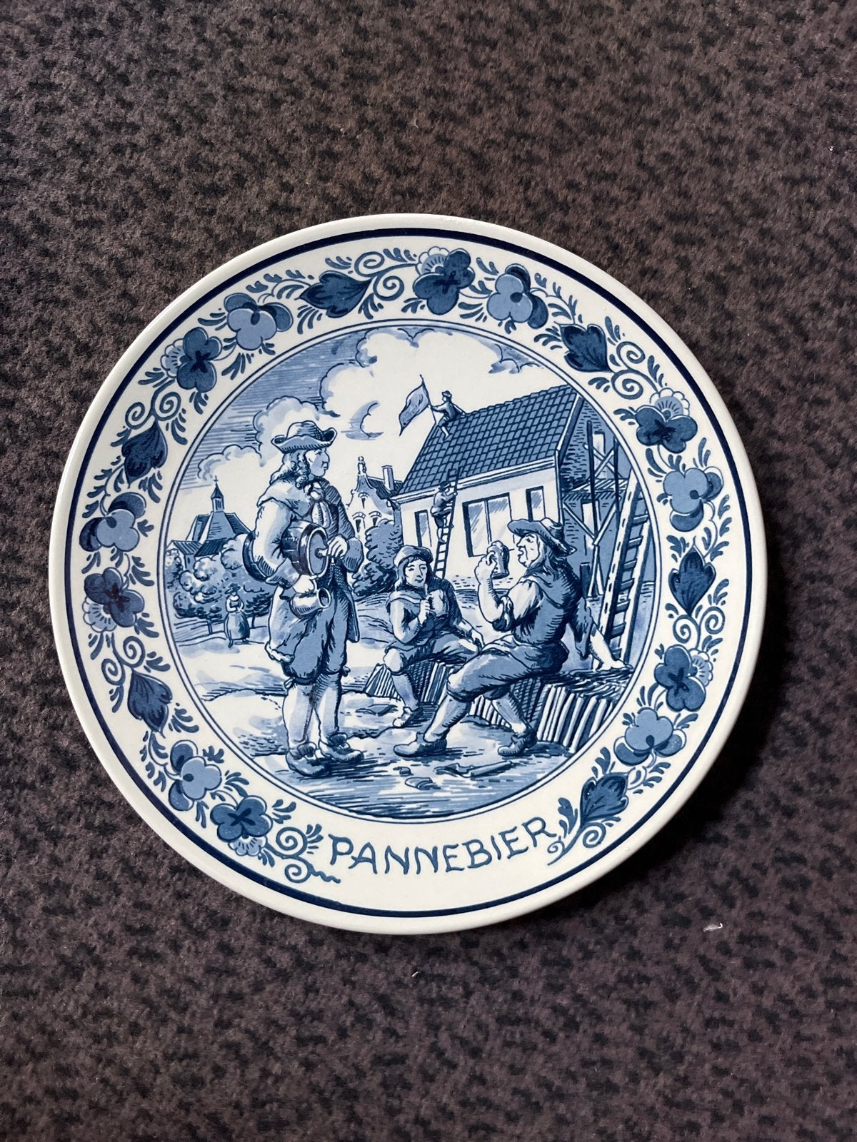 Delfts Blauw Pannebier Sierbord - Koninklijke Goedewaagen, Ophalen