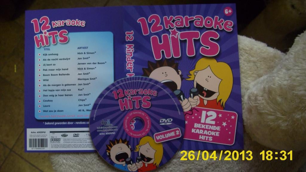 12 karaoke hits volume 2, Alle leeftijden, Verzenden, Zo goed als nieuw