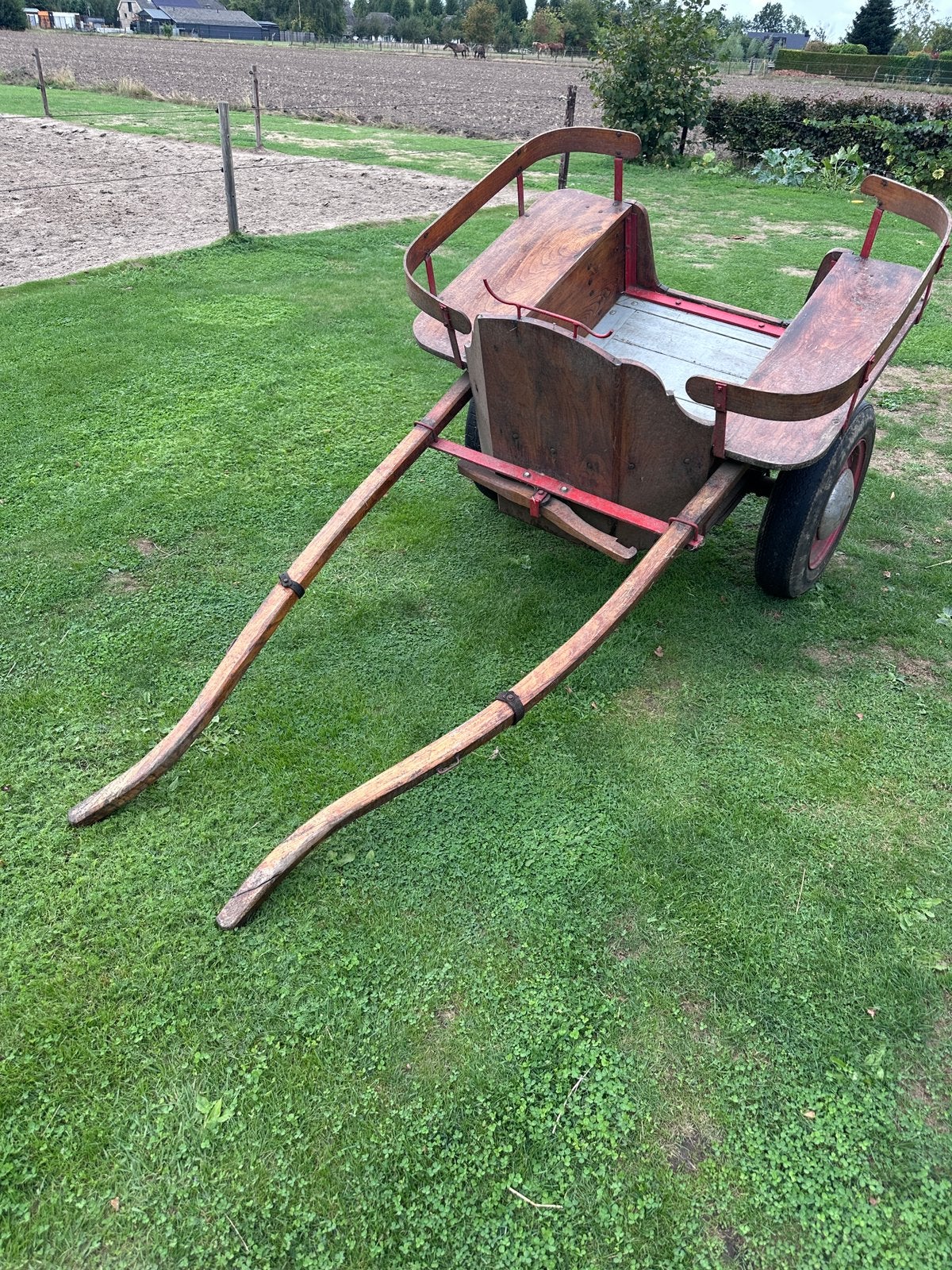 Enkelspan pony tonneau / gouvernantekar, Dieren en Toebehoren, Gebruikt, Overige typen, Pony