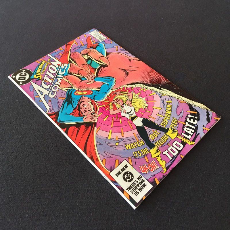 Action Comics Vol.1 #559 (1984) VF+ (8.5), Eén comic, Amerika, Ophalen of Verzenden, Zo goed als nieuw