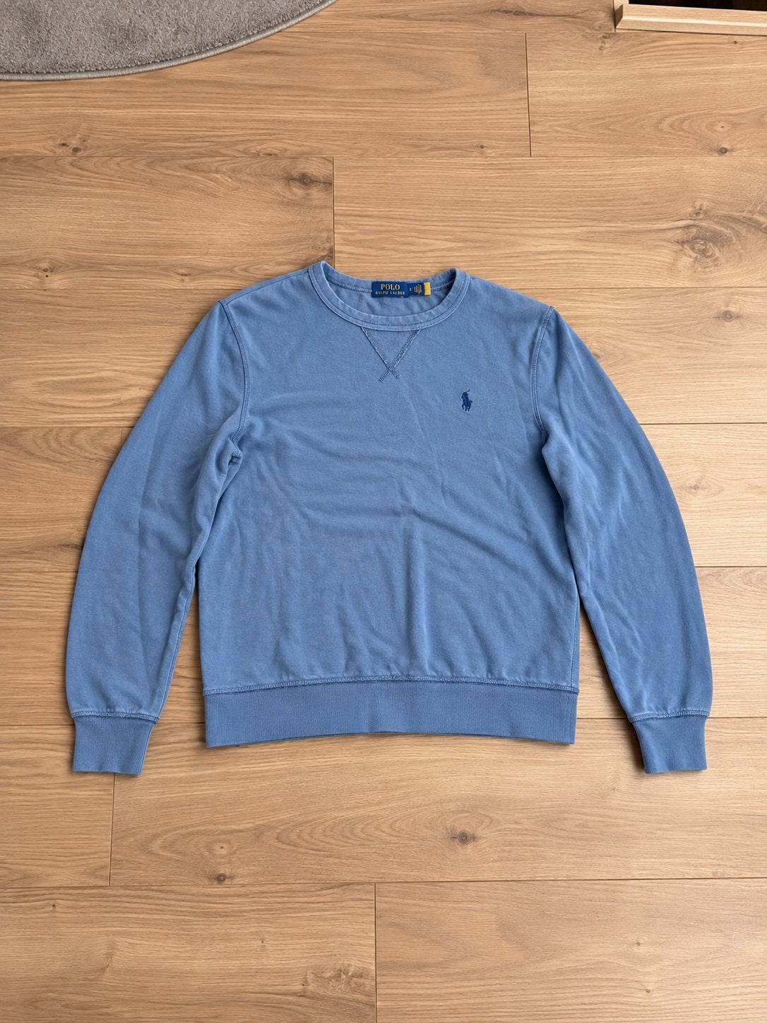 Polo Ralph Lauren Sweater Lichtblauw – Maat S – 100% Katoen, Kleding | Heren, Verzenden, Zo goed als nieuw, Maat 46 (S) of kleiner