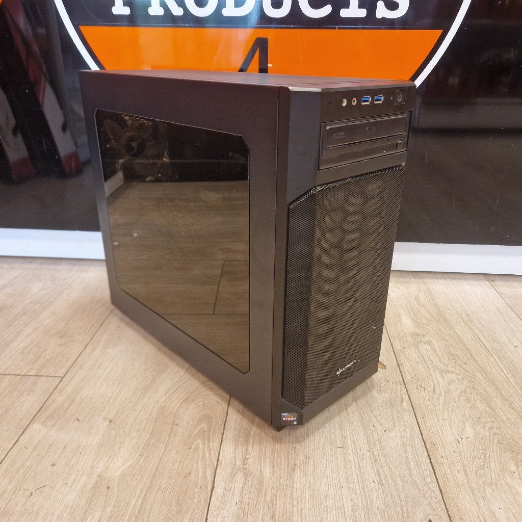 desctop amd ryzen 5 1400 8gb 256gb 1tb rx550 || Nu €179,99, Ophalen, Gebruikt, Luchtkoeling