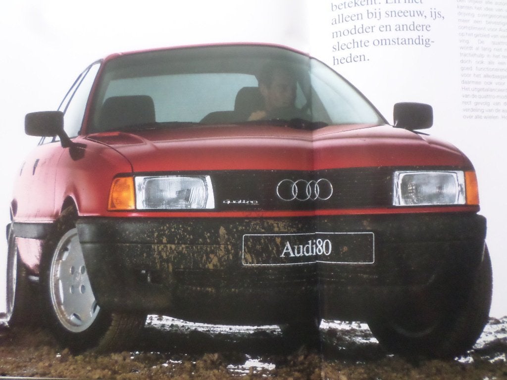 Audi 80 Brochure, Ophalen of Verzenden, Zo goed als nieuw, Audi