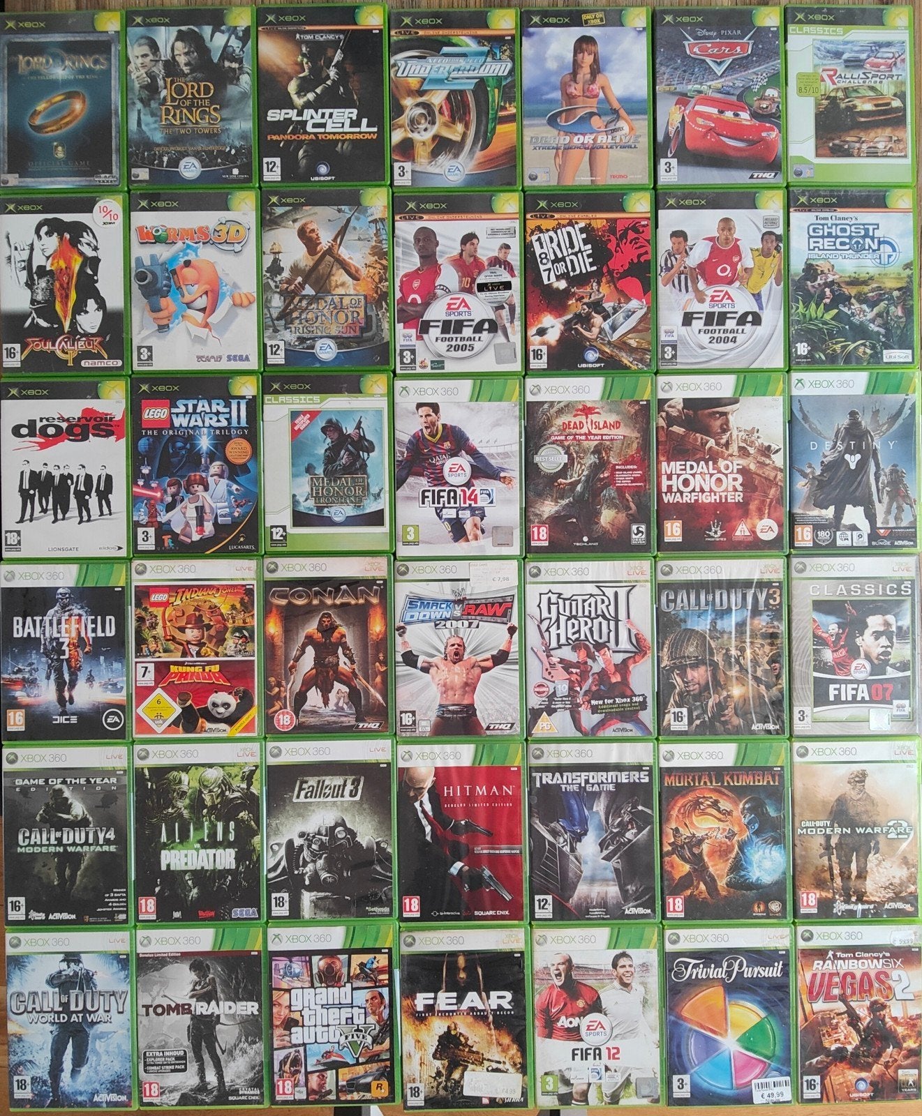 XBOX ORIGINAL EN XBOX360 GAMES, 1 speler, Ophalen of Verzenden, Vanaf 3 jaar