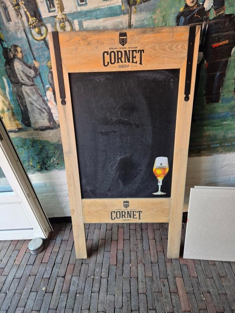3 horeca reclame borden stoepkrijtborden, Verzamelen, Merken en Reclamevoorwerpen, Ophalen, Gebruikt, Reclamebord
