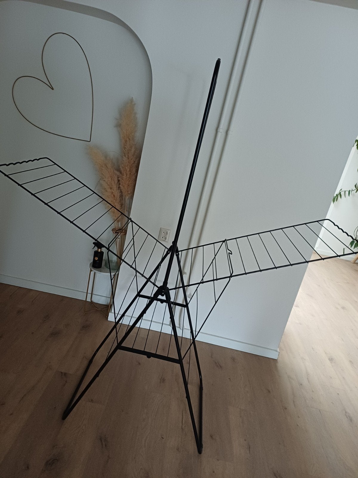 Nieuw zwart droogrek 28 meter drooglengte - Bodo Design, Ophalen of Verzenden, Nieuw, Wasrek