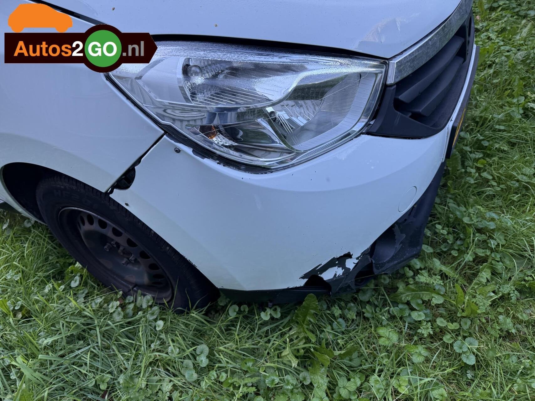 Dacia Lodgy 1.6 MPi 5p., Auto's, Voorwielaandrijving, Gebruikt, Elektrische ramen, Wit