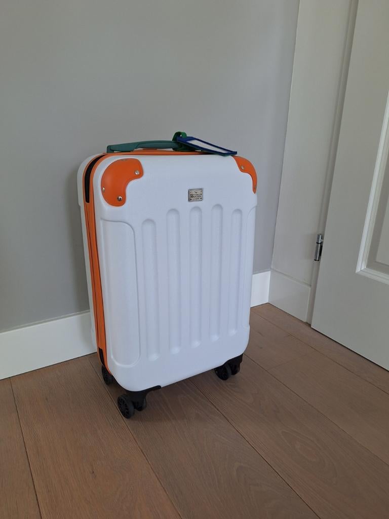 Postcodeloterij Handbagage Trolley - koffer   Nieuw, 40 tot 60 cm, Wieltjes, 20 tot 30 cm, Wit