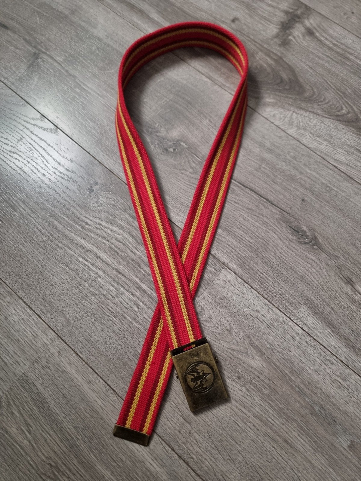 Rood-geel riem Bacardi, Nieuw (JM5), Ophalen of Verzenden, Nieuw, Overige kleuren, 100 cm of meer