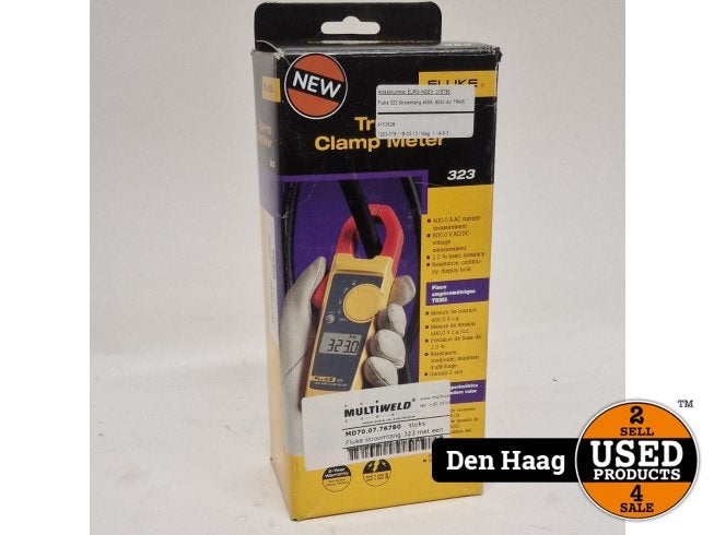 Fluke 323 True RMS Stroomtang 400A / 600V | Nieuw, Fluke, Nieuw, https://www.fluke.com/nl-nl/ondersteuning/contact, 6920 Seaway Blvd, Everett, WA 98203, Verenigde Staten