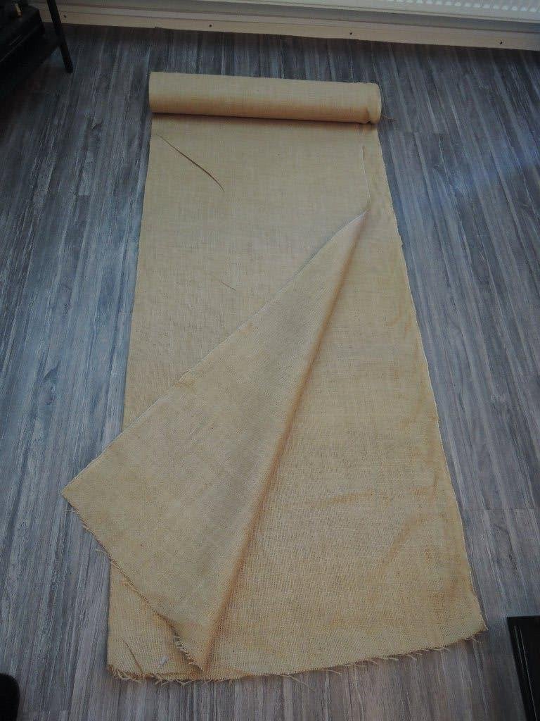 Ruim 7,5 meter jute stof, Overige materialen, 120 cm of meer, Ophalen of Verzenden, Nieuw