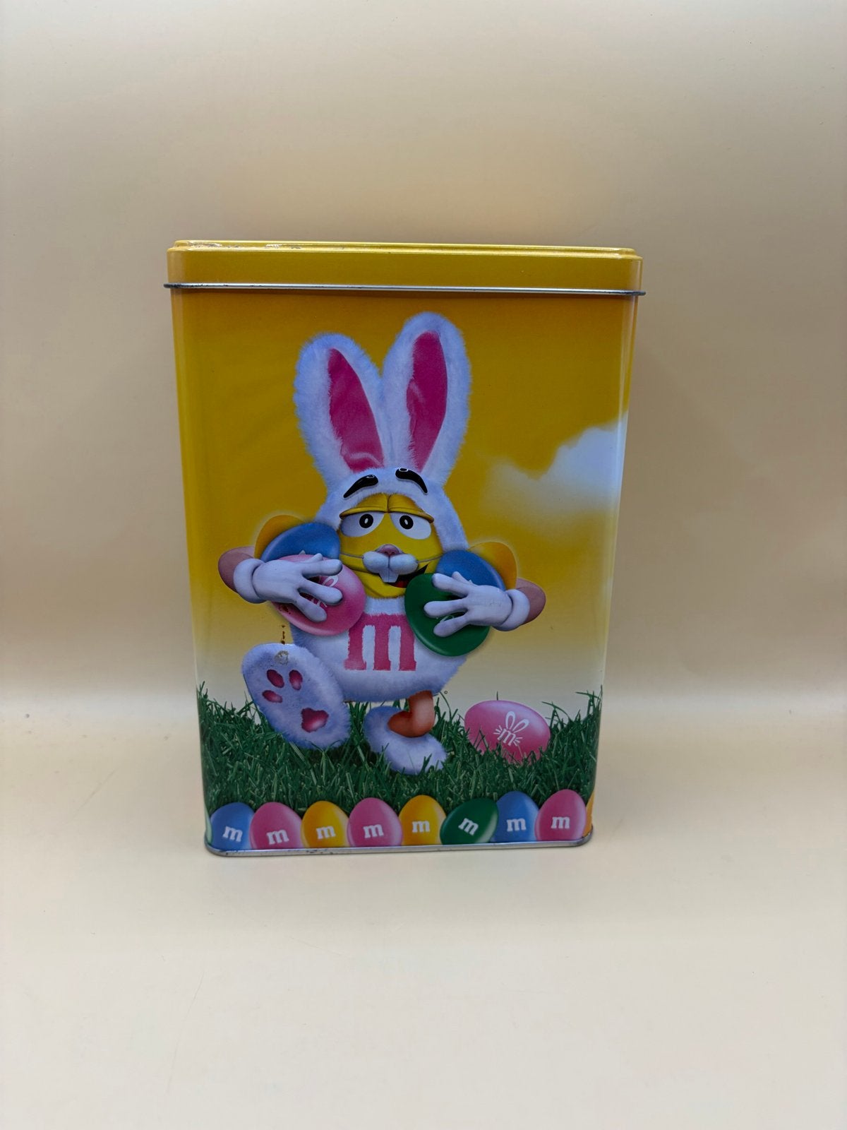 M&M's Limited Edition Paashaas Blik - Geel, Ophalen of Verzenden, Gebruikt, Overige, Overige merken