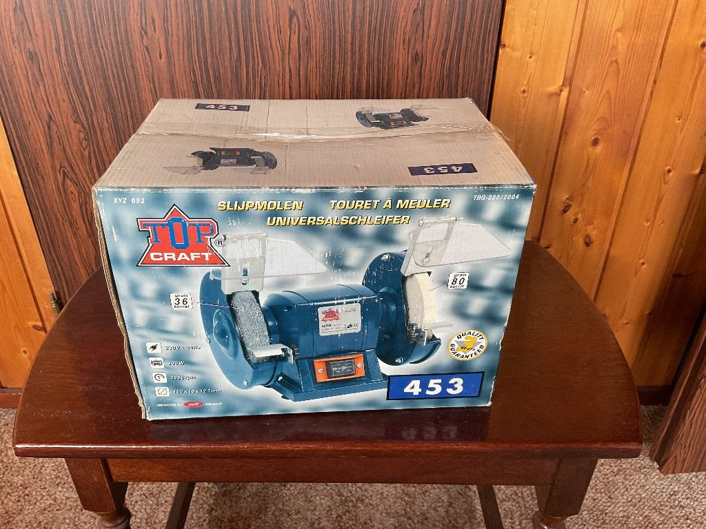 Werkbank slijpmachine 200 w, Ophalen of Verzenden, Nieuw, Minder dan 700 watt, Werkbankslijpmachine