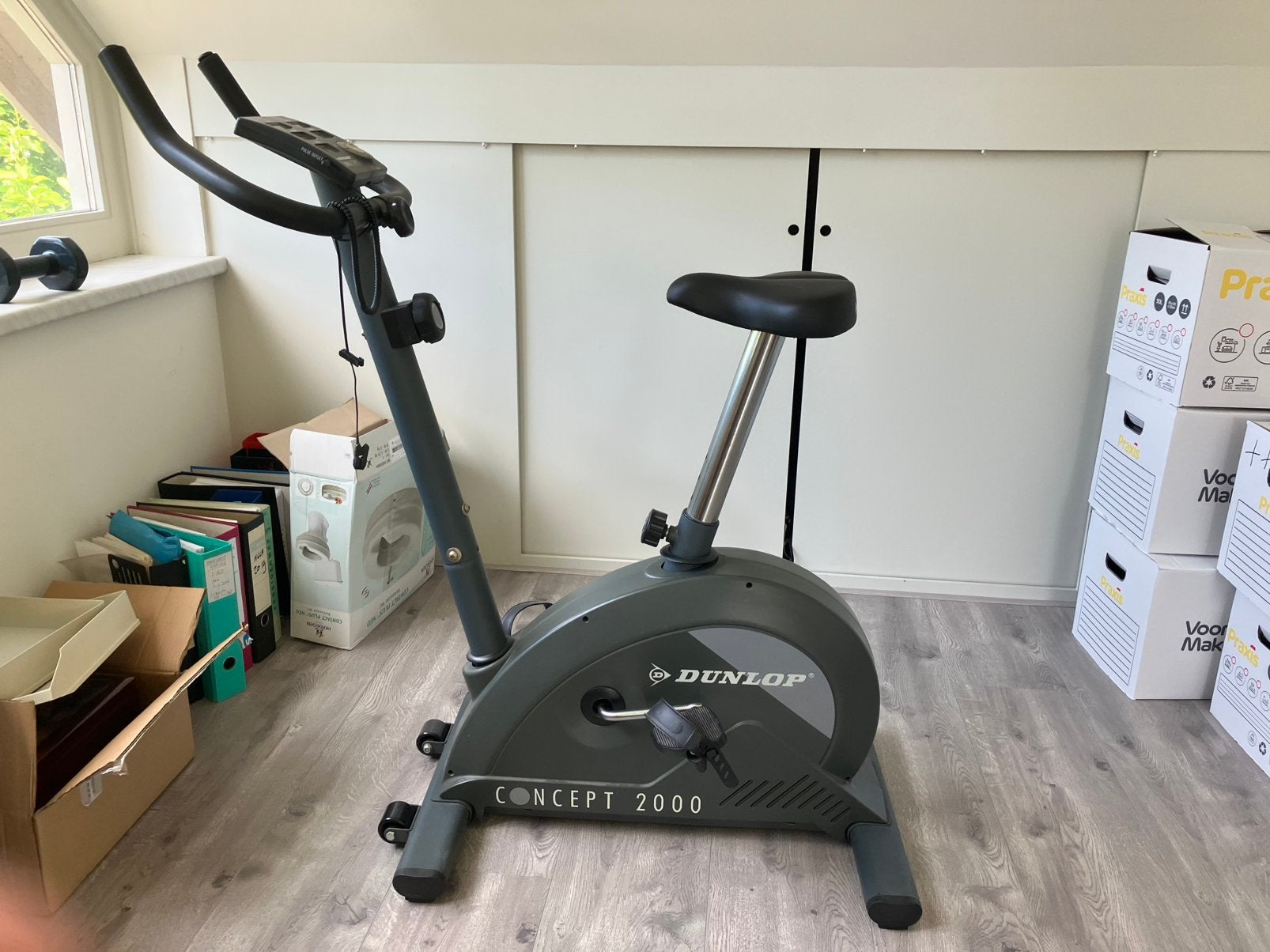 Dunlop trainer fiets, Ophalen, Zo goed als nieuw, Metaal, Benen