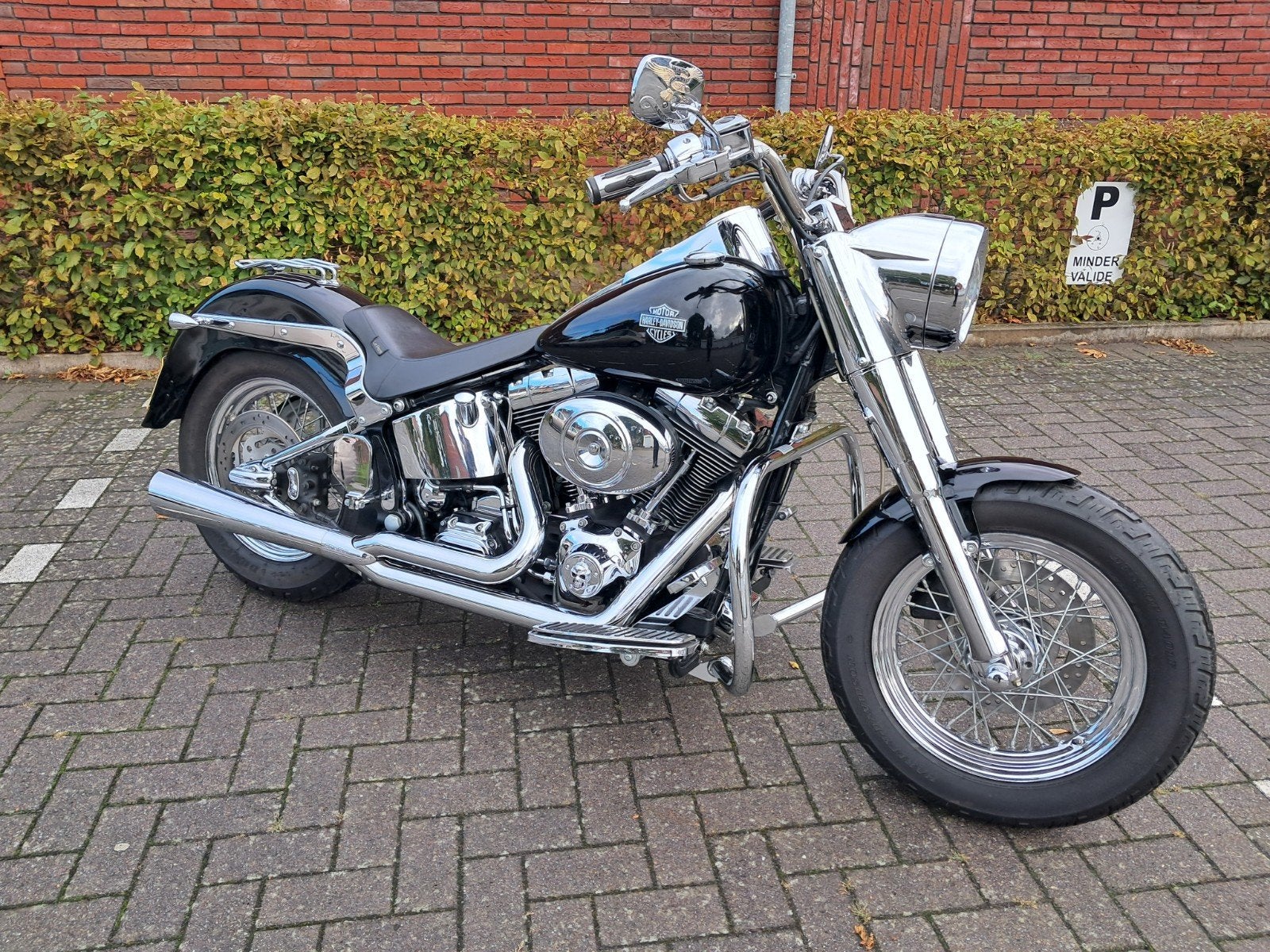 Dikke verbouwde / Harley - Davidson , Fatboy 1450.FLSTFI, 2 cilinders, Chopper, Particulier, 1450 cc