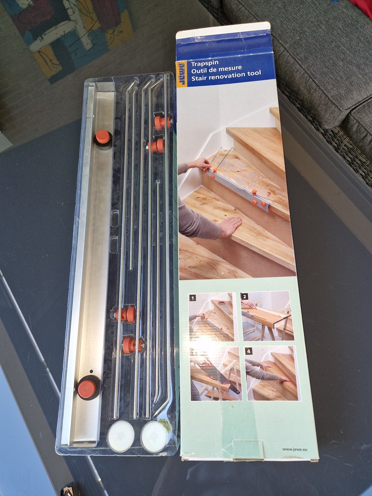 Trapspin te koop, Ophalen, Zo goed als nieuw, Plinten