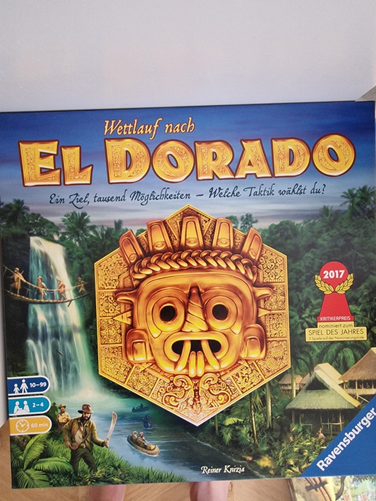Het Wettlauf nach El Dorado bordspel van Ravensburger, Hobby en Vrije tijd, Gezelschapsspellen | Bordspellen, Drie of vier spelers