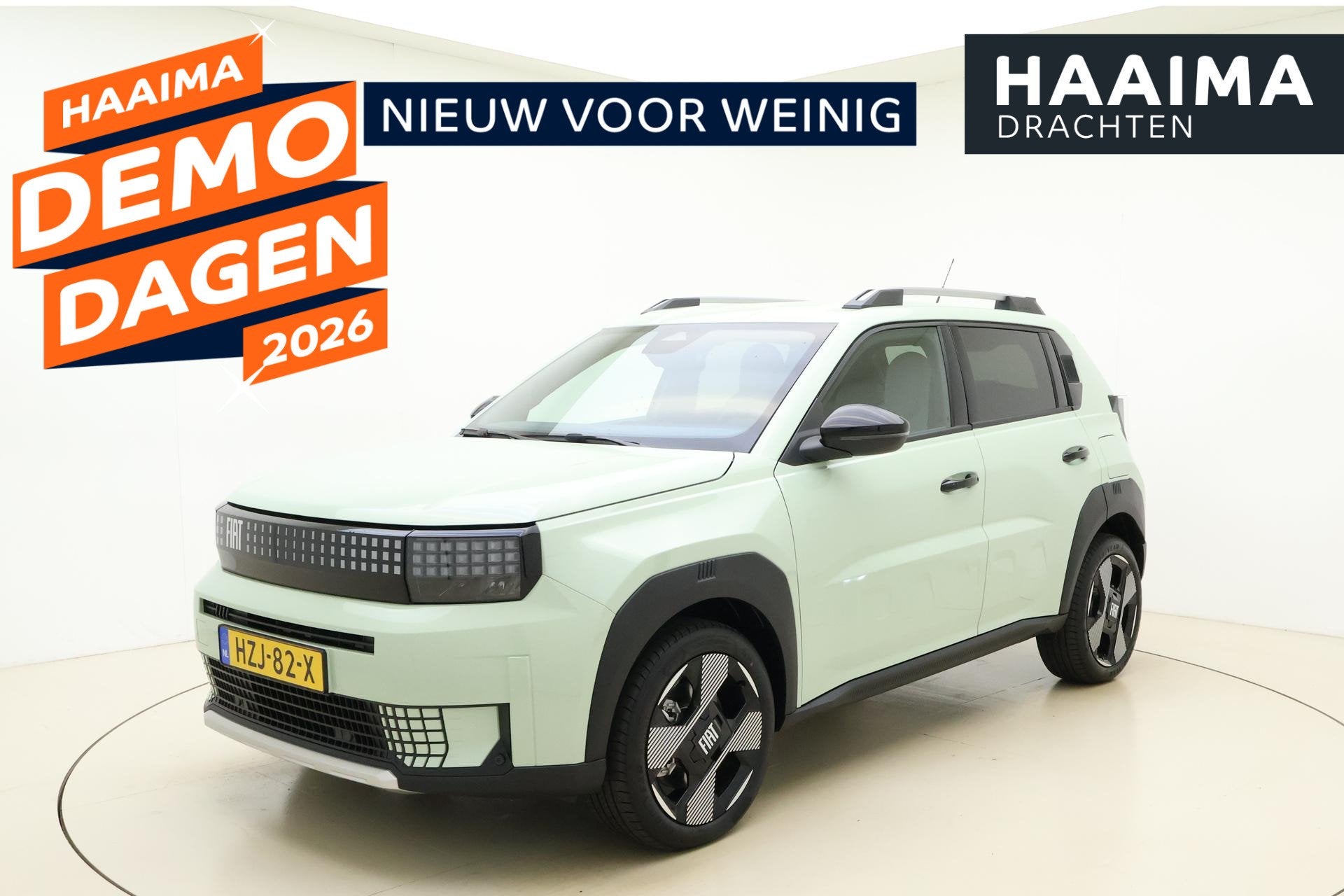 Fiat Grande Panda La Prima 11 kW 44 kWh | €4.000,- DEMO VO, Stof, Panda, Origineel Nederlands, 320 km