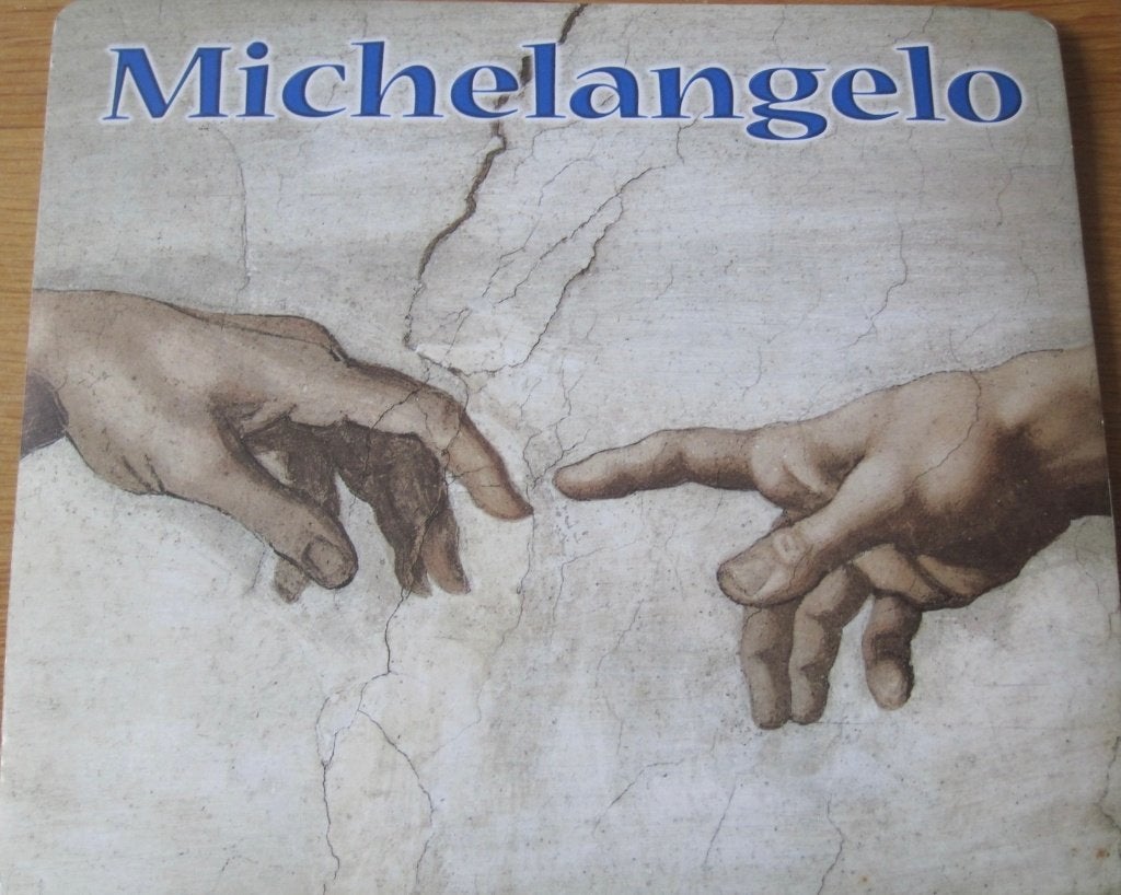 muismat met beeld van Michelangelo, Ophalen of Verzenden, Zo goed als nieuw