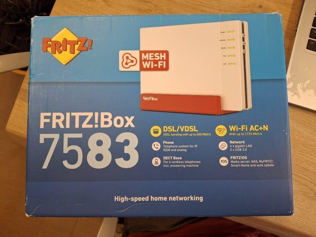 FRITZ!Box 7583 VDSL, Computers en Software, Routers en Modems, Gebruikt, Router met modem, Ophalen of Verzenden