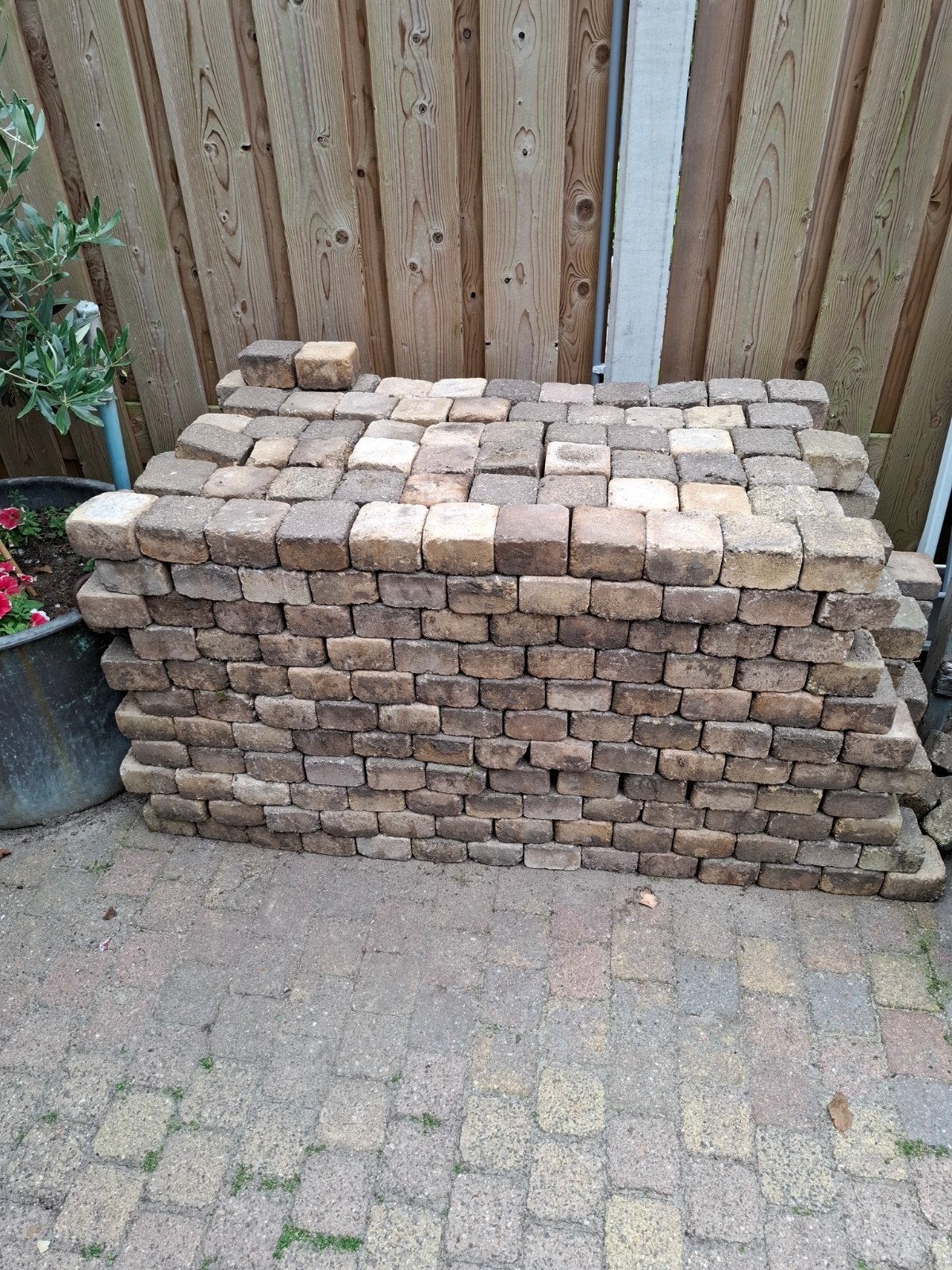 Koppelstones kleine klinkers., Tuin en Terras, Ophalen, Gebruikt, Klinkers, 5 tot 10 m²