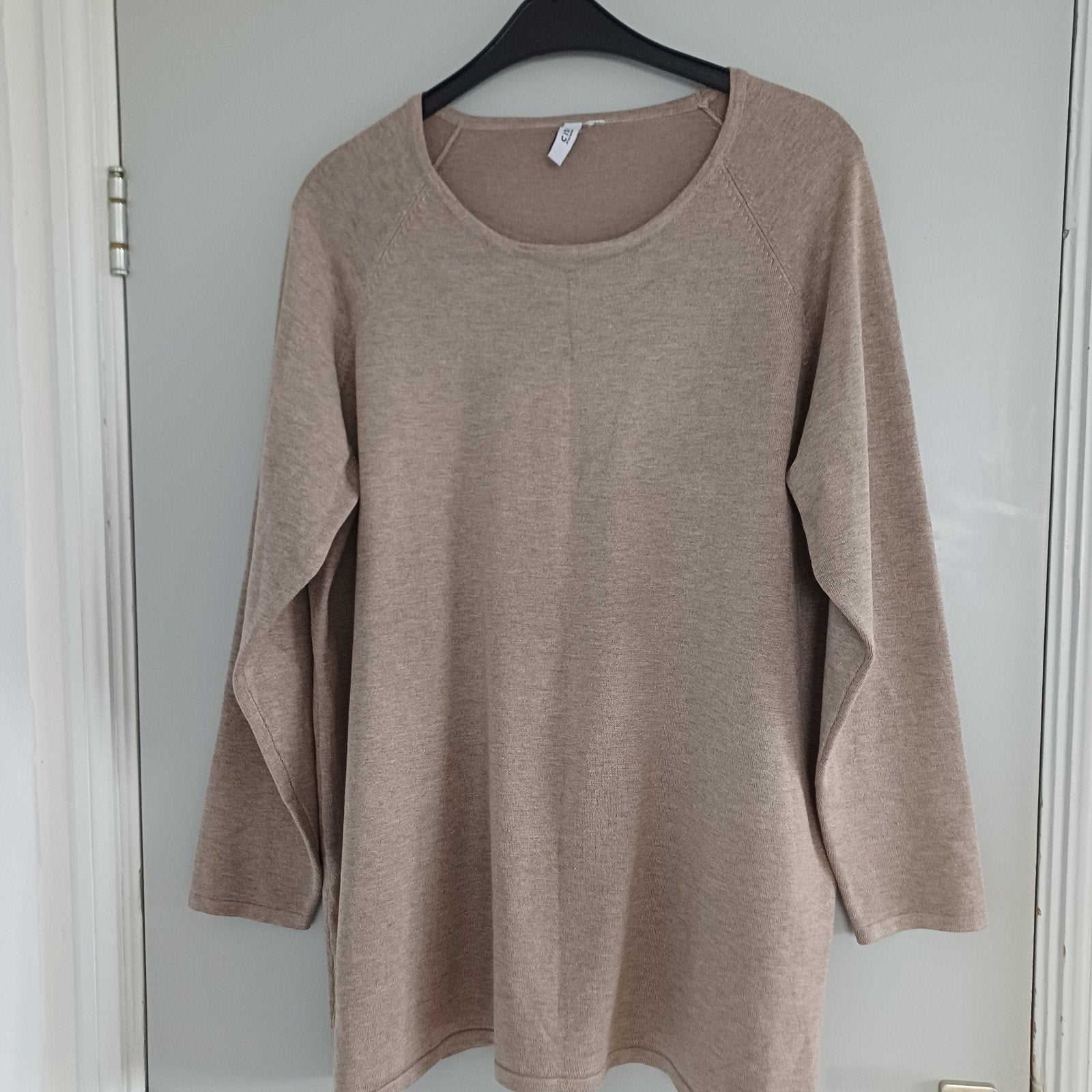 daDamestrui, maat 46,kleur beige,merk CISO style your curves, Kleding | Dames, Grote Maten, CISO, Beige, Trui of Vest, Ophalen of Verzenden