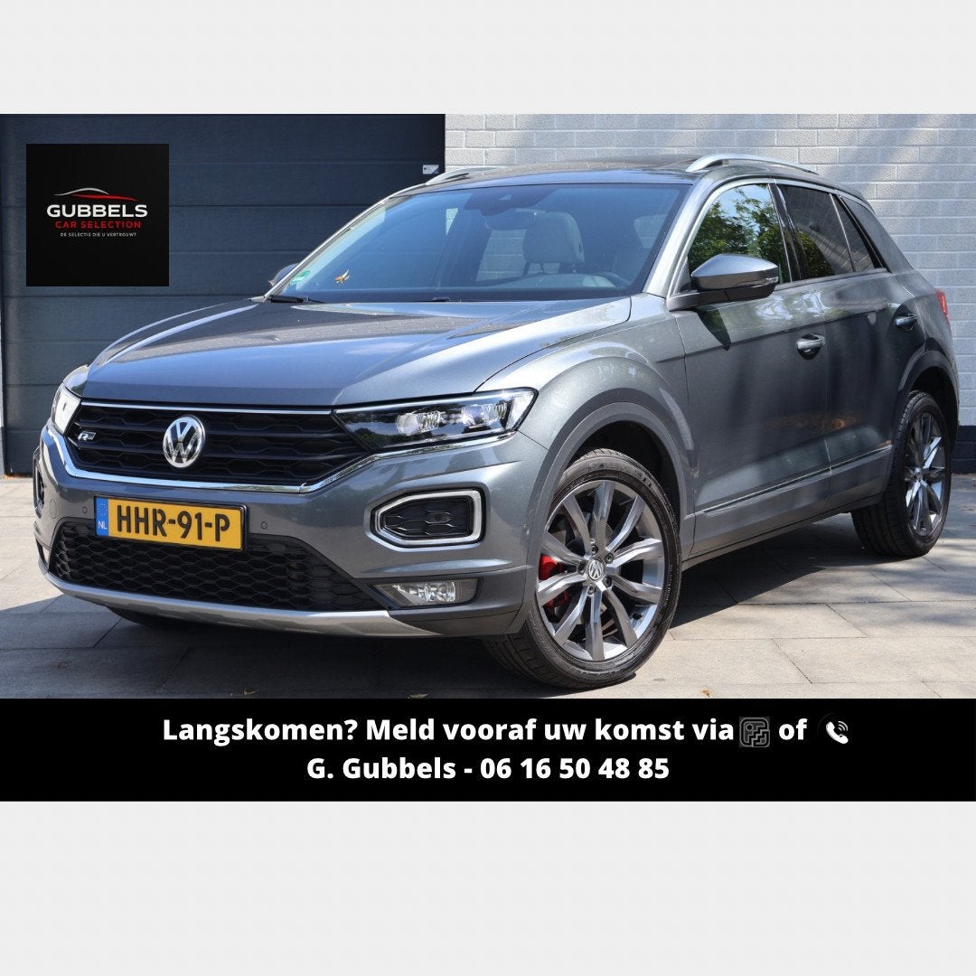 Volkswagen T-Roc 2.0 TSI 4Motion Bussines R | Pano | Virtual, Auto's, Volkswagen, Automaat, 15 km/l, Gebruikt, Zwart