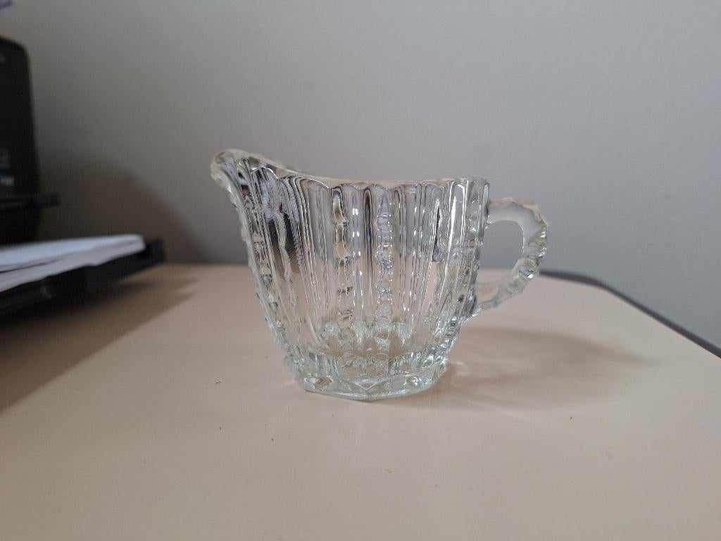 glazen melkkannetje, Glas of Glazen, Ophalen of Verzenden, Overige stijlen, Glas