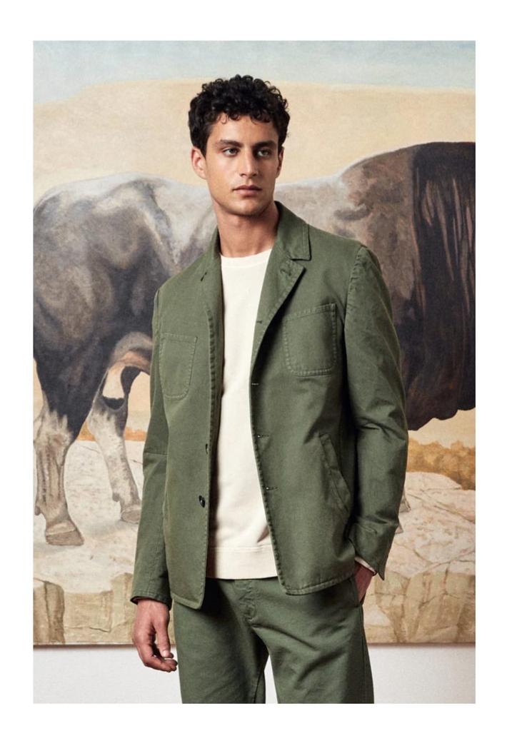 Massimo Alba solex cotton work jacket maat 50 nieuw, Verzenden, Nieuw, Maat 48/50 (M), Groen