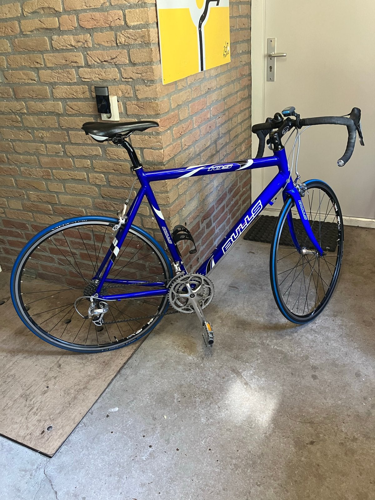 Bulls racefiets met Shimano 105  en mooie kleur !, 28 inch, Gebruikt, Aluminium, 57 tot 61 cm