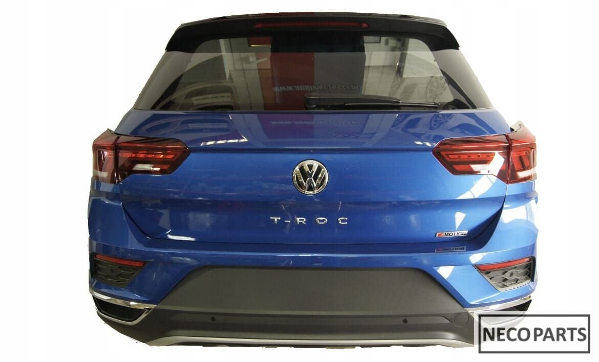 VW T-ROC LA5W ACHTERKLEP ACHTERBUMPER LED ACHTERLICHT KOMP., Gebruikt, -, Volkswagen, -