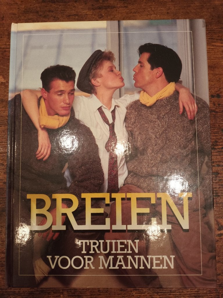Breiboek truien breien voor mannen 68 modellen, Ophalen of Verzenden, Zo goed als nieuw, Haken, Patroon of Boek