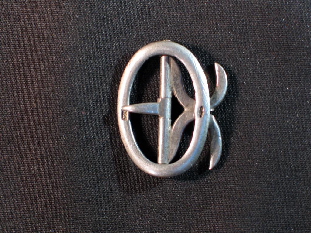 Kuitgesp antiek zilver Leeuwarden J.&D. Veenstra 1850. 1980, Ophalen of Verzenden, Zilver