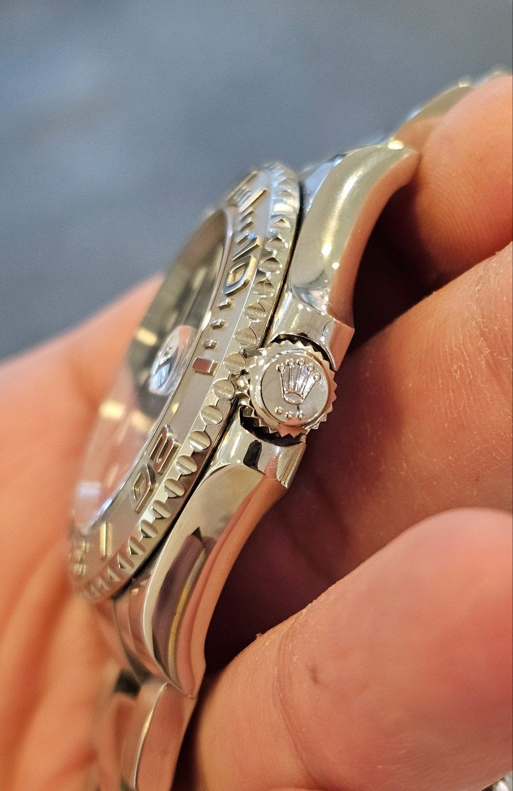 Rolex yacht master 2023, Staal, Polshorloge, Ophalen of Verzenden, Zo goed als nieuw