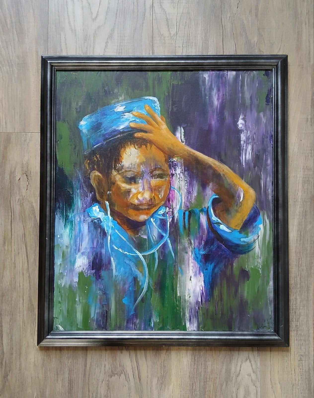 Schilderij # Boy, Verzamelen, Telefoonkaarten, Ophalen of Verzenden
