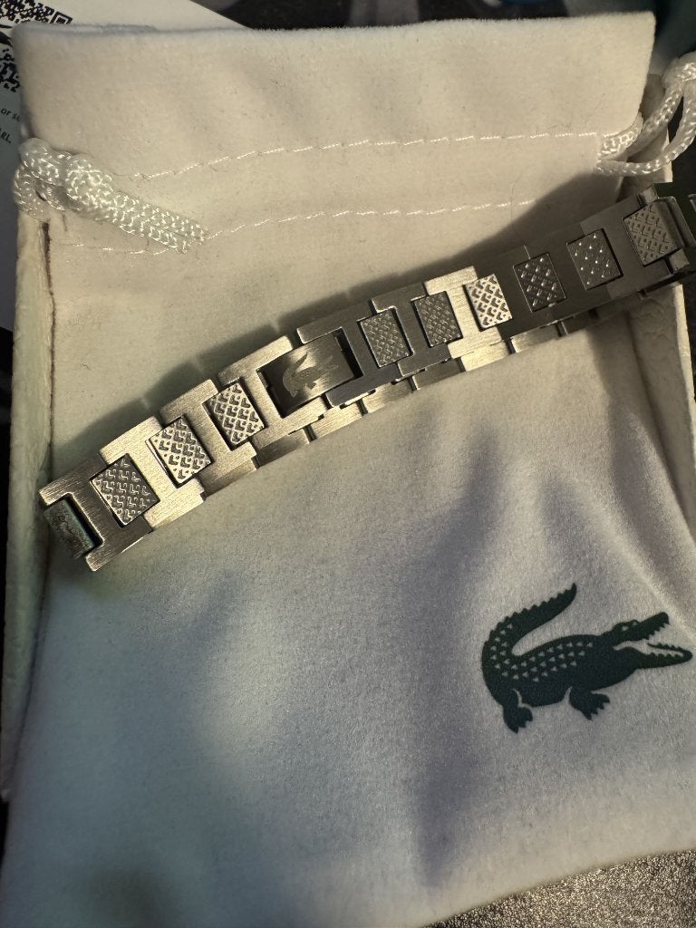 Lacoste Armband Zilver, Sieraden, Tassen en Uiterlijk, Armbanden, Verzenden, Nieuw, Zilver, Zilver