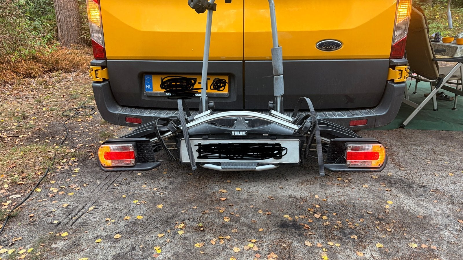 Thule Euroway 921 type ew G2 fietsendrager 2 fietsen, Auto diversen, Fietsendragers, Ophalen, Gebruikt, Elektrische fiets, 2 fietsen