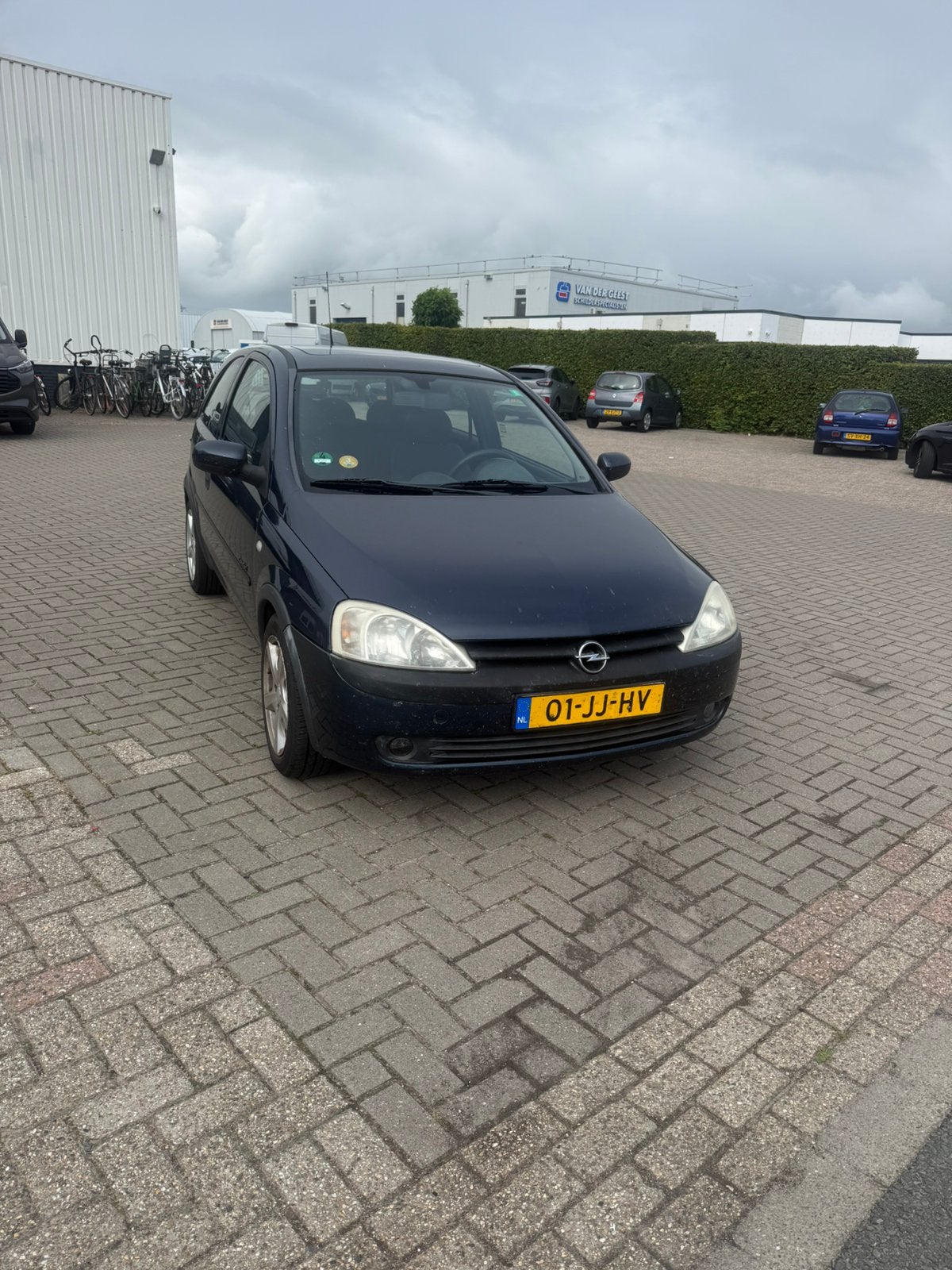 Opel Corsa 1.2 16V 3D 2002 Blauw lage km trekhaak, Auto's, Voorwielaandrijving, 450 kg, 74 pk, 31 €/maand