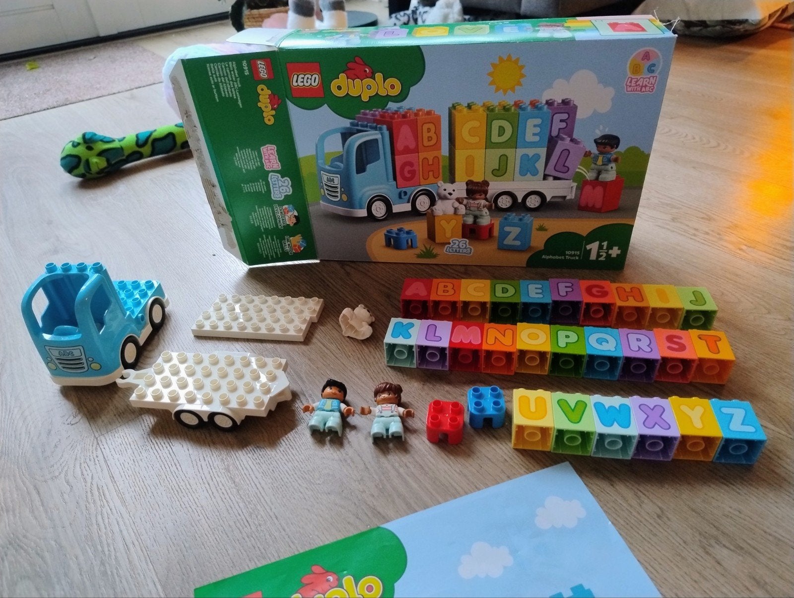 LEGO Duplo Mijn Eerste ABC-Vrachtwagen 10915, Ophalen of Verzenden, Zo goed als nieuw, Overige merken