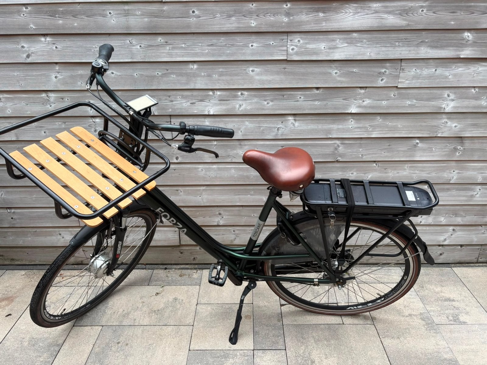 Forza Toscane elektrische fiets met voordrager, Gebruikt, 51 tot 55 cm, 30 tot 50 km per accu, Ophalen
