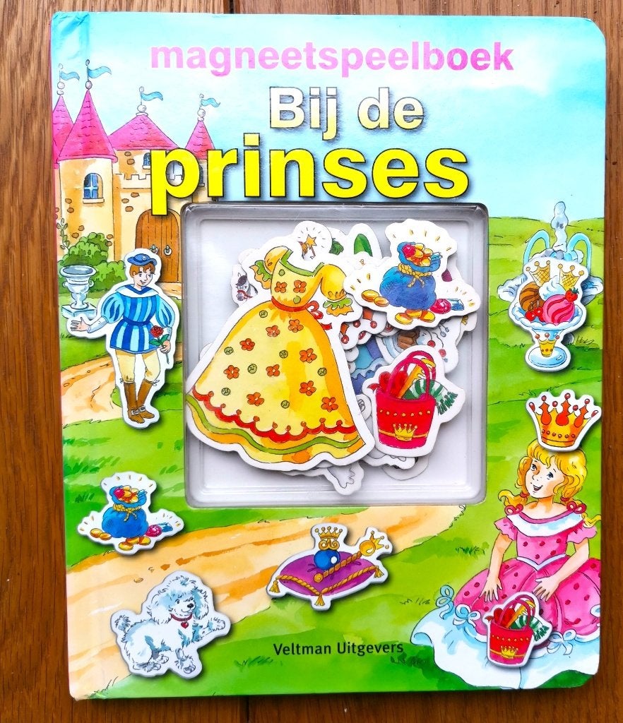 prinsessen magneetboek, Kinderen en Baby's, Ophalen, Zo goed als nieuw, Puzzelen