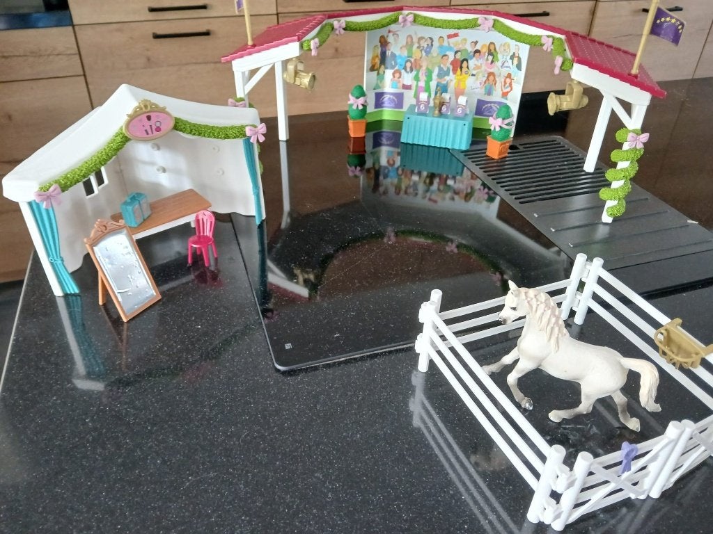 Schleich wedstrijdset, Ophalen, Zo goed als nieuw