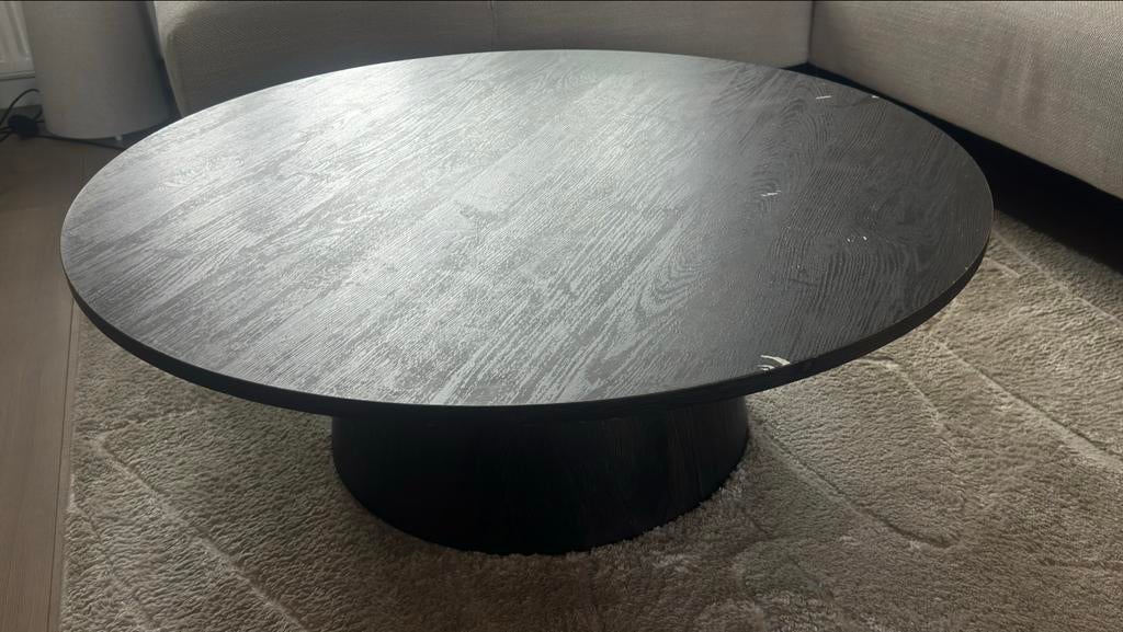 Ronde salontafel Woood / opknapper, Huis en Inrichting, Tafels | Salontafels, Ophalen, Gebruikt, Rond, Overige materialen