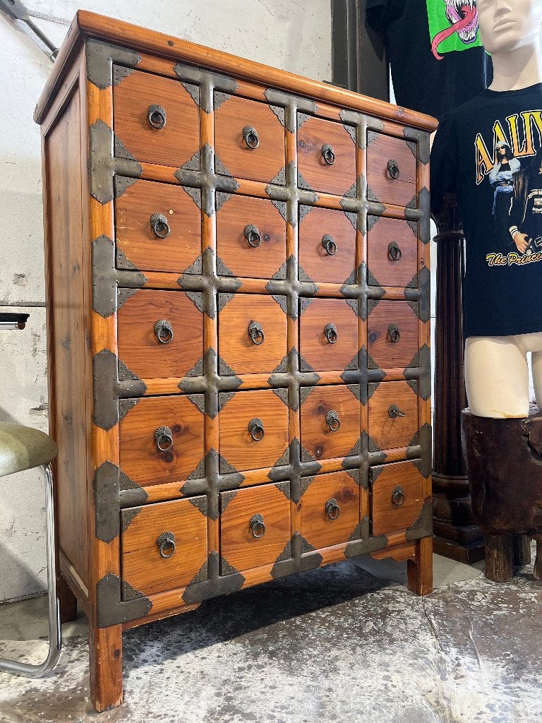 Chinese apothekerskast / oosterse ladekast *20 lades, Huis en Inrichting, Gebruikt, 5 laden of meer, 100 tot 150 cm, 50 tot 100 cm